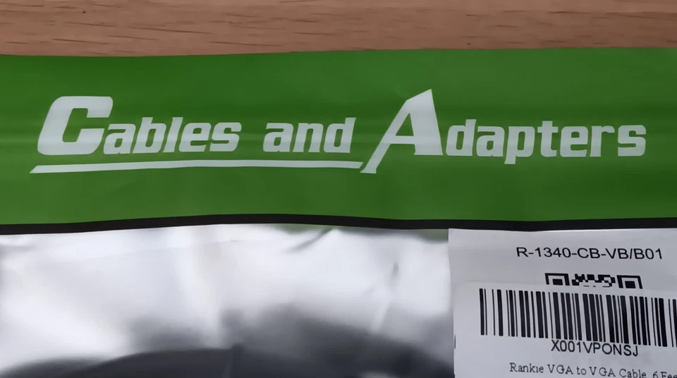 Rankle Adapters VGA to VGA Black Cable 6 FT R-1340-CB-VB/B01 X001VPONSJ Warranty - Image 3 of 4