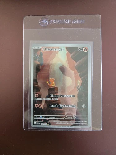 Pokémon Charmander 168/165 Sv: Scarlet & Violet 151 Illustration Rare Holo
