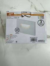 Cloudy Bay 12V Low Voltage Indoor/Outdoor LED Step Stair Light 2 Pack White New