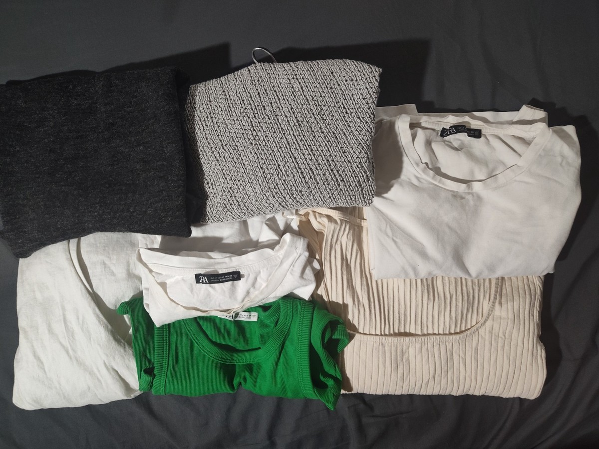 ZARA Size US M EUR M Mex 28 Mixed Lot of 7 Tops All Same Size 