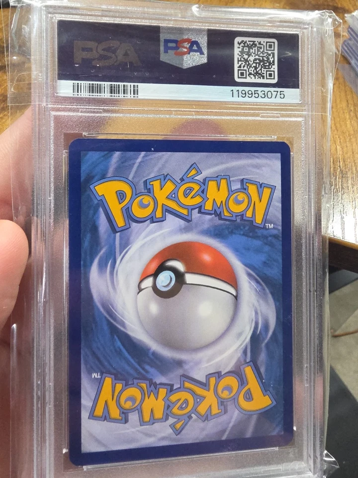 Psyduck Pokemon XY Breakpoint 16 Print Defect ERROR PSA 8 (PD) - Image 2 of 2