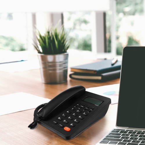 1 Set Schreibtischtelefon Wiederverwendbares Desktop-Telefon Büro Kommerzielles - Zdjęcie 8 z 12