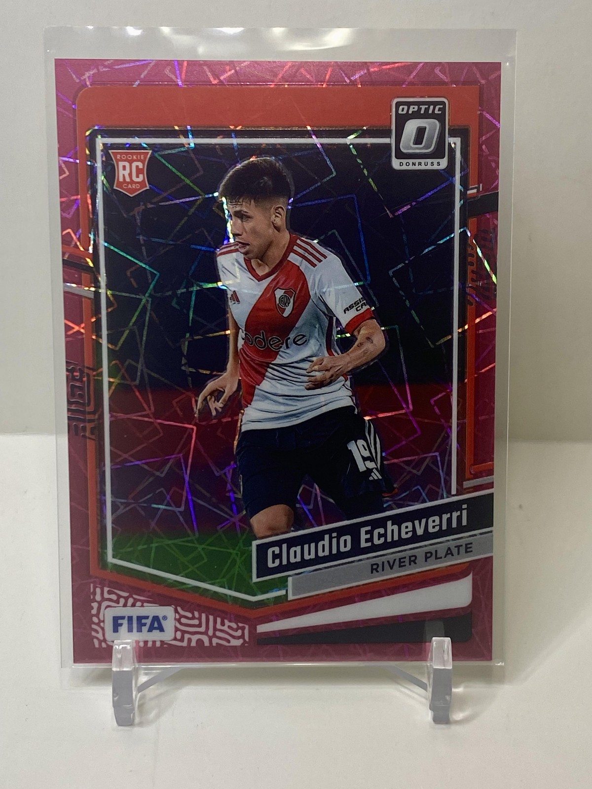 2023-24 Donruss #164 Claudio Echeverri Pink Cubic #/99