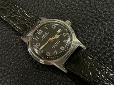 Vintage Oris Manual Winding Black Dial Swiss Men's Watch Serviced - Image 3