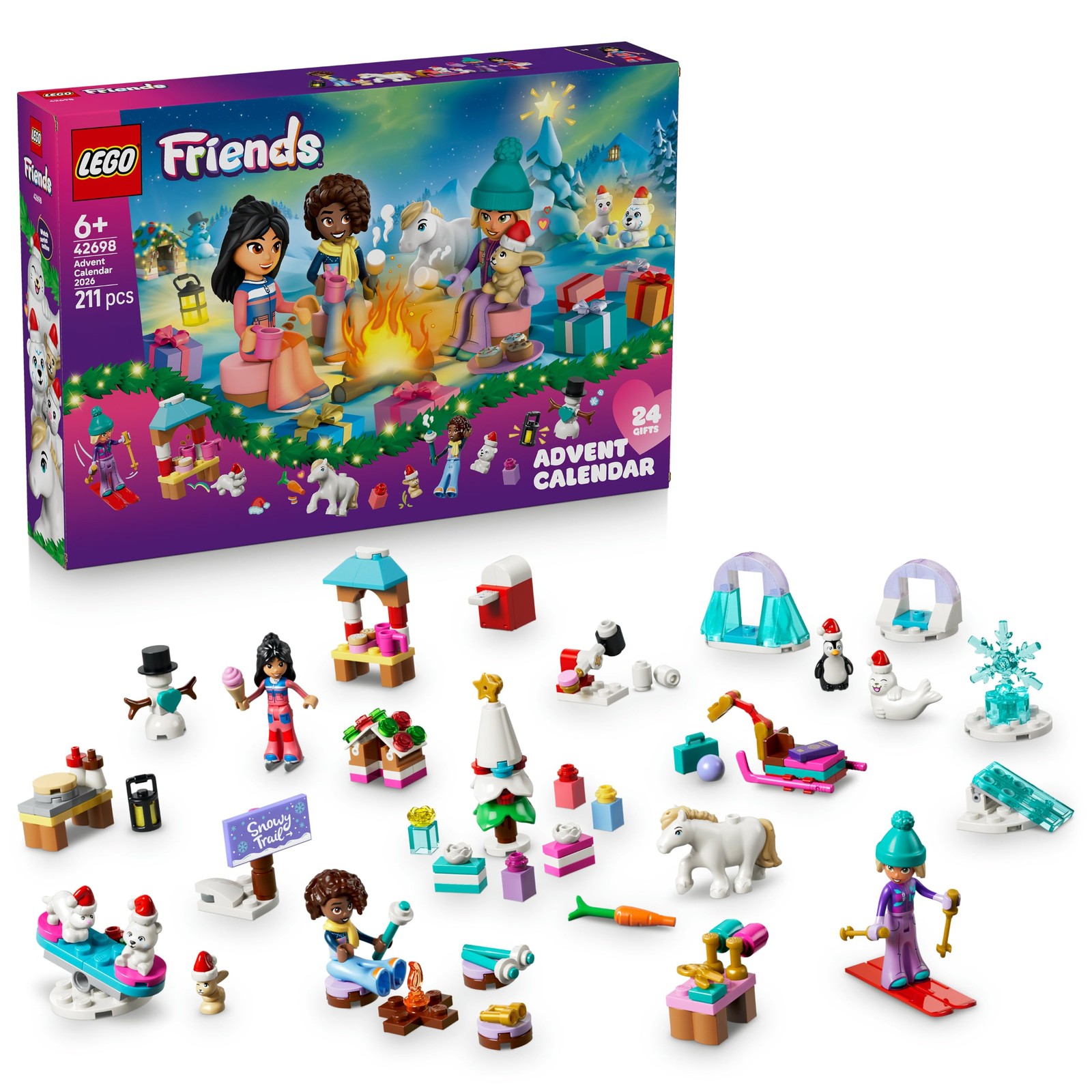 Lego Friends Calendario De Adviento 2026 42698 - Imagen 2