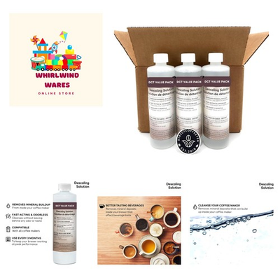 #ad Descaling Solution Pack of 3 14 fl oz Each for Single Serve Coffee Machines w... $62.99