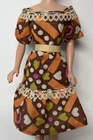 Vintage Barbie Fashion Doll Polyester Dress No Tags
