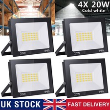 4X 20W LED Floodlight Spot Light Security Flood Lights Outdoor Garden Lamp 220V