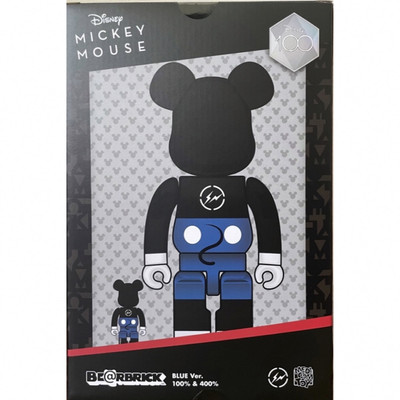 MEDICOM TOY - 新品未開封 400% fragment design MICKEY MOUSE Medicom Toy fragmentdesign MICKEY MOUSE BLUE Ver. BE@RBRICK