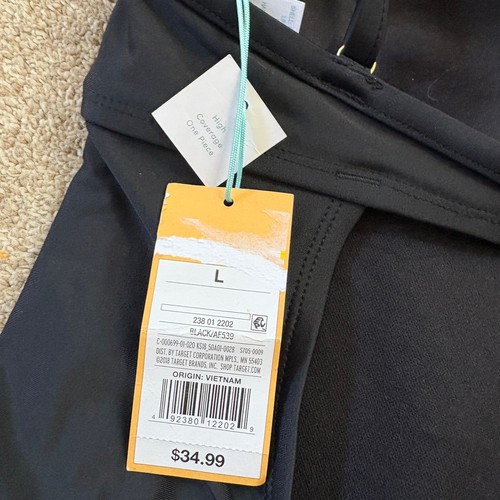 Costume intero Kona Sol donna nero con spalline regolabili alta copertura - Foto 4 di 4