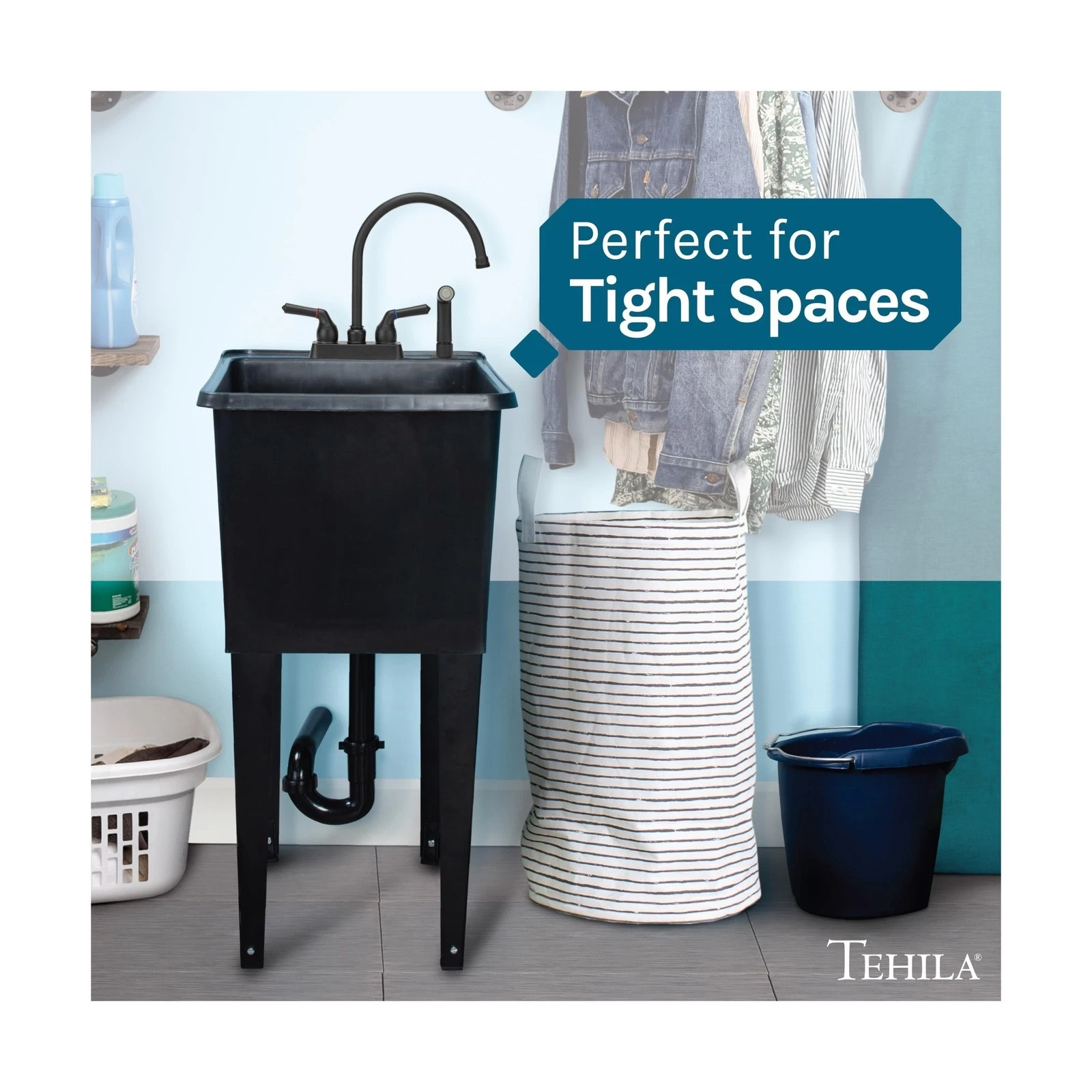 JS Jackson Supplies Tehila Utility Sink - Thumbnail 5