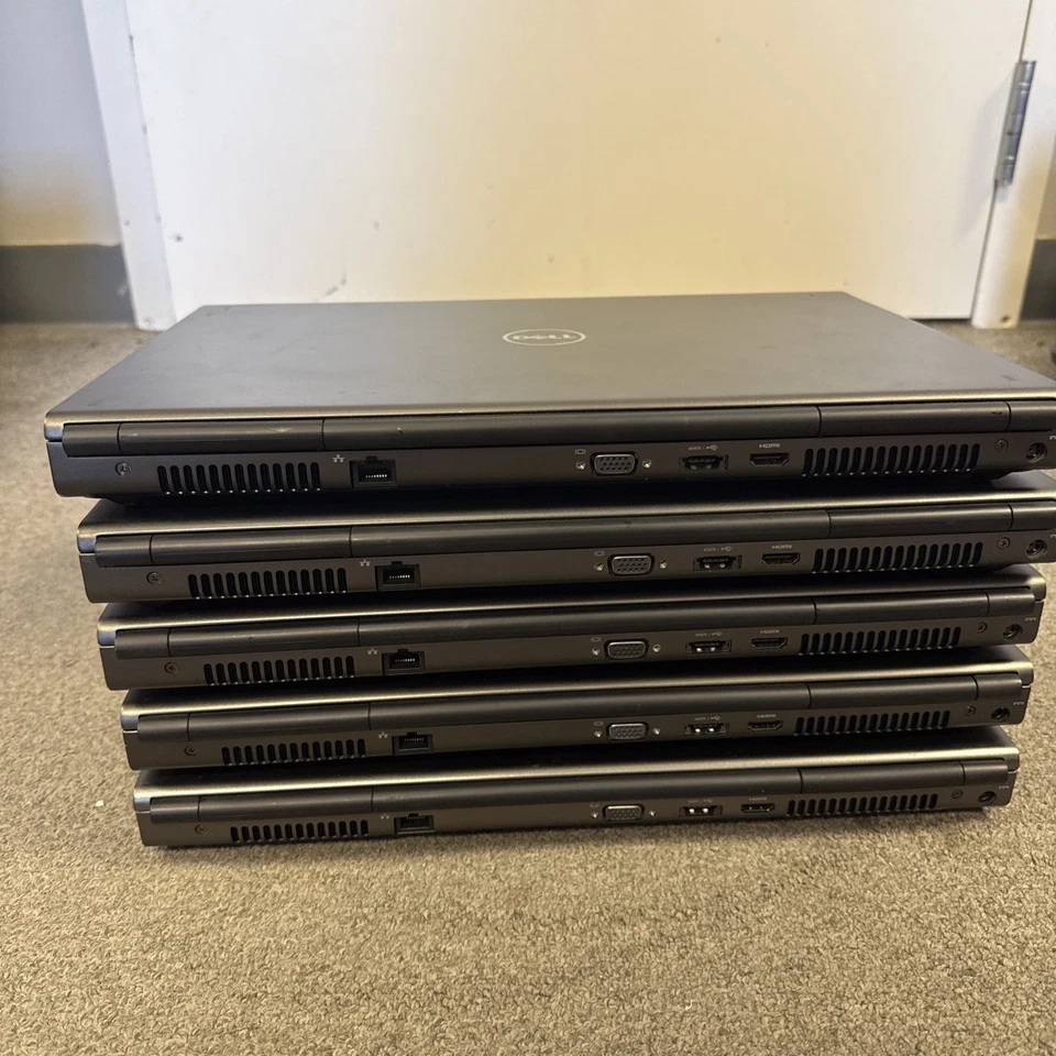 (Lote de 5) Laptop Dell Precision M4800 Intel Core I5-4210M 512 GB 8 GB Foto 4 de 4