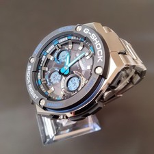 G SHOCK GST W100D Watch Tough Solar Timepiece Rare Discontinued Authentic