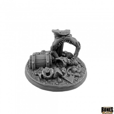 Reaper 44202 Treasure of the Sea King Bones Black Plastic Miniature