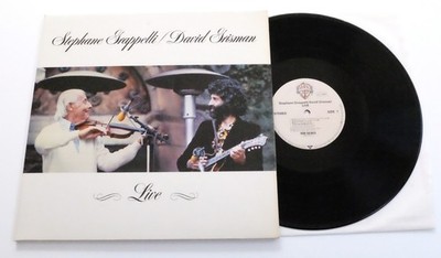 STEPHANE GRAPPELLI / DAVID GRISMAN - LIVE LP VINYL NM/N MINT Original 1981 Album