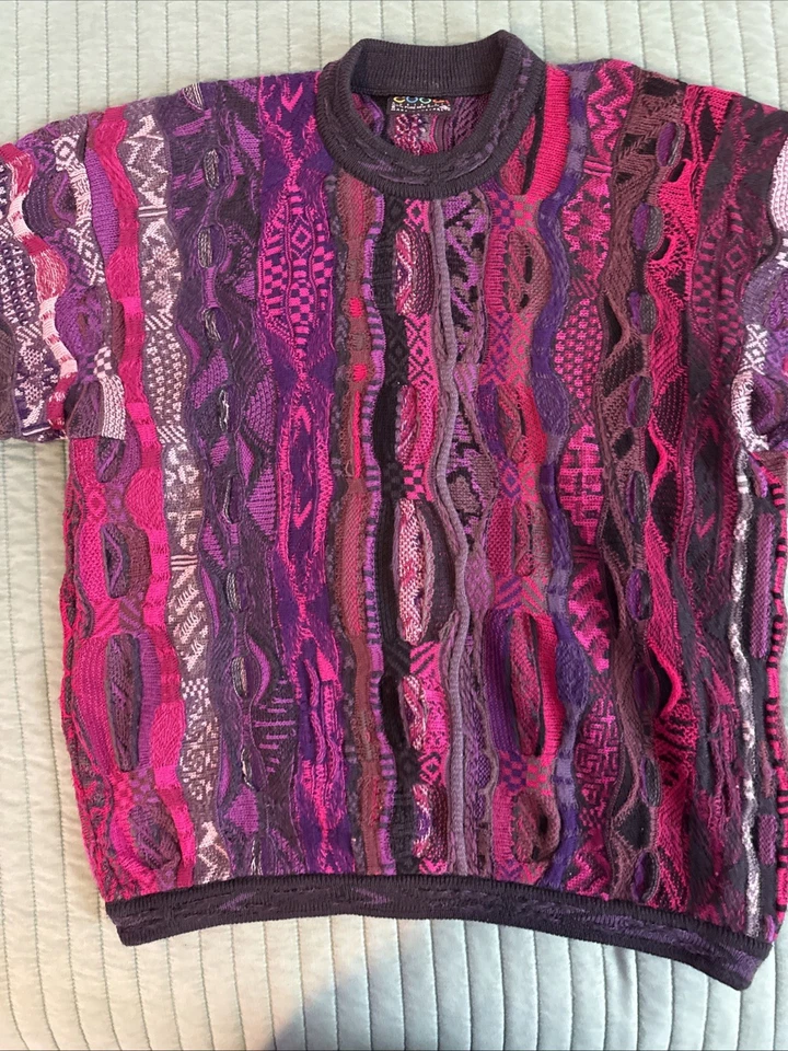 COOGI Vintage 3D Knit Wool Multicolor Size S Vintage Made in Australia - Image 2 of 4