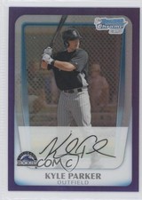 2011 Bowman Chrome Prospects Purple Refractor 583/799 Kyle Parker #BCP197 0b0