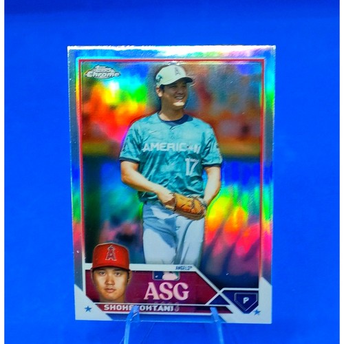 2023 Topps Chrome Update Series Shohei Ohtani #ASGC-31 rifrattore arcobaleno - Foto 2 di 4