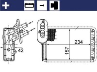 Mahle WäRmetauscher HeizungsküHler FüR VW Sharan 1.9 TDI 2.0 Ford Galaxy