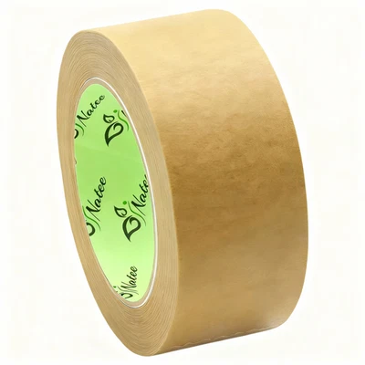 NATEE Eco Kraft Paper Tape 50mm x 50m – Biodegradable, Strong, Recyclable