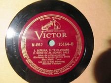 1935 Max Meili TENOR Fritz Worsching LUTE Spanish Renaissance Music Victor M-495