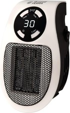 RHPH2001 500W Ceramic Plug Heater, Adjustable thermostat, 12 Hour Timer & LED Di