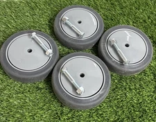 Invacare 9805P Hydraulic Lift 5" ( Set Of 4 Wheels ) With All Pins