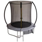 Big Air 6ft Trampoline  Safety Enclosure Free Shoe Tidy  Ladder  Grey
