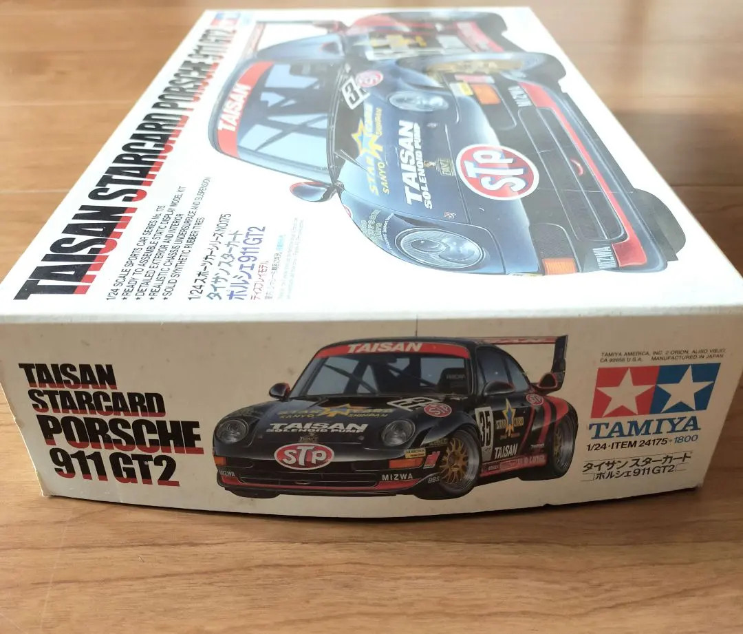 Tamiya Porsche 911 GT2 Taisan Star Card Vintage Mini 4WD Model Kit