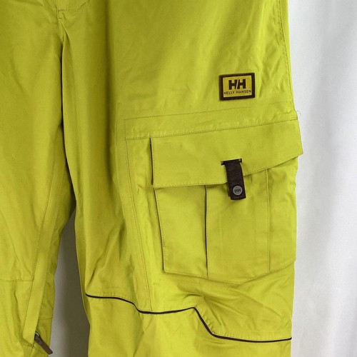 Helly Hansen 'Logan 5' Florescent Yellow Helly Tech Waterproof Ski Trousers L - Picture 2 of 7