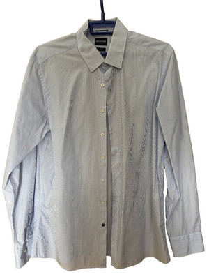Daniel Hechter Hemd Herren Gr. 42 hellblau / shape fit