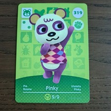 Nintendo Animal Crossing Pinky Amiibo Card...