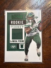 2020 Panini Contenders La’Mical Perine Rookie Ticket Patch Green #RTS-LMP Jk