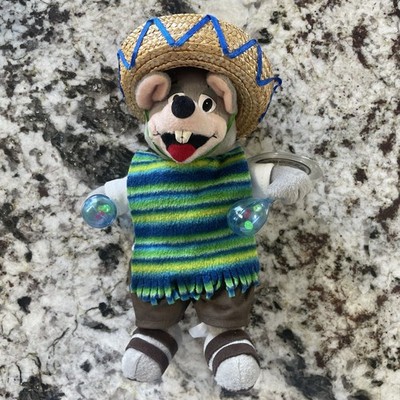 Chuck E. Cheese Mexican Fiesta Mouse Plush Toy W/Tag 2006 Limited Edition RARE