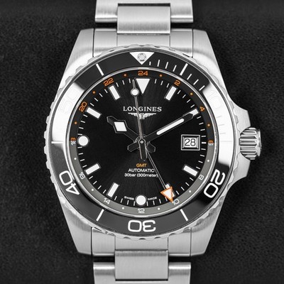 Longines HydroConquest Black Unisex Adults Watch - L3.790.4.56.6