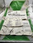 1960's International Jet Port Marx Playset Airport Mat & Instructions