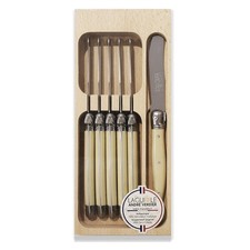 Laguiole 6 Piece Butter Knife Set, Ivory