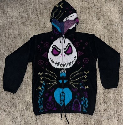 Nightmare Before Christmas Alpaca Wool Jacket-Adult Large-Ecuador Hand Made RARE