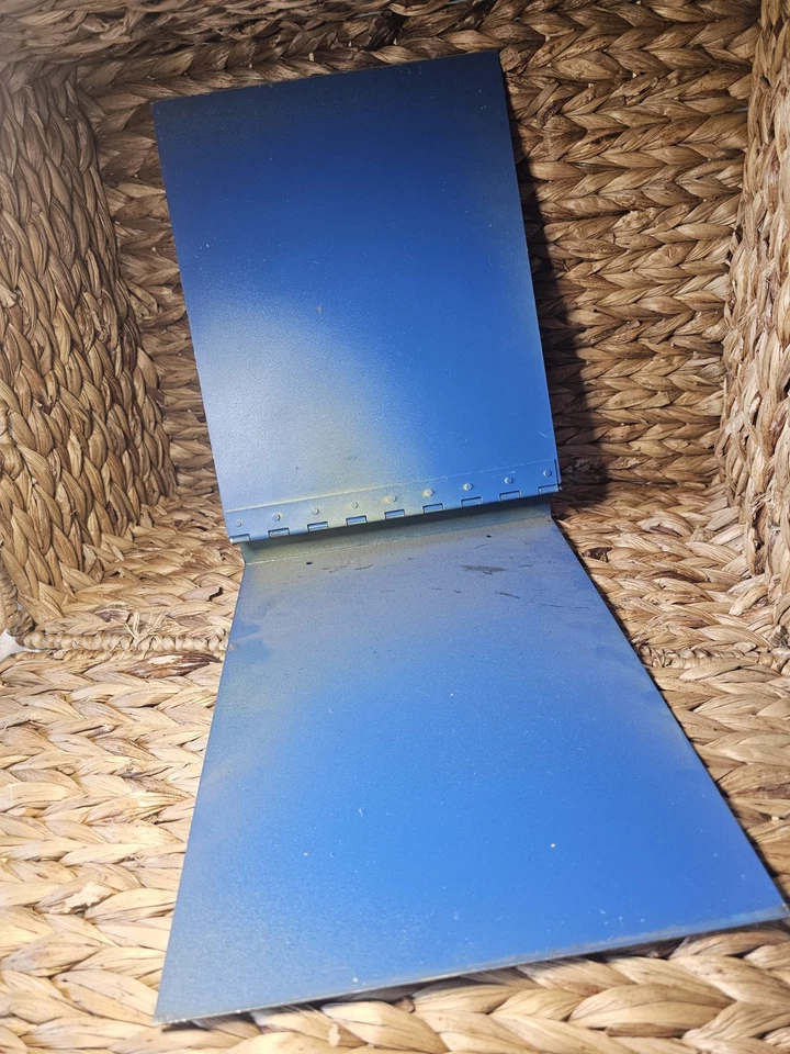 Vintage Style Metal Photo Binder Cover Signed - Image 3 of 4