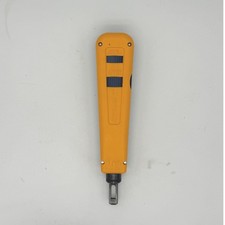 Fluke Networks D914 Impact Punch Down Tool Orange Blue Adjustable Impact