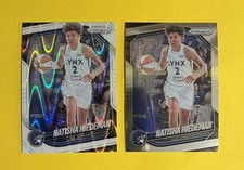 2025 Panini Prizm Natisha Hiedeman White Seismic #53 & 2025 Prizm Base #53 Lynx