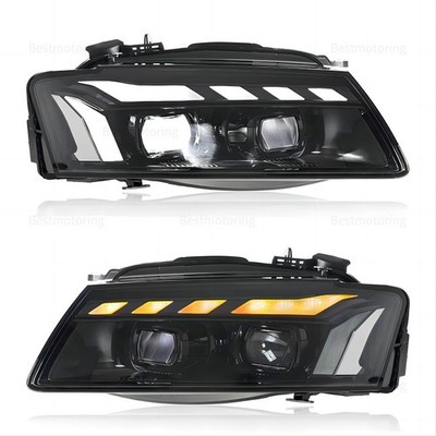 For Audi A5 2008-2011 A Pair Upgraded LED Headlight Lamps Assembly ACCESSORIES