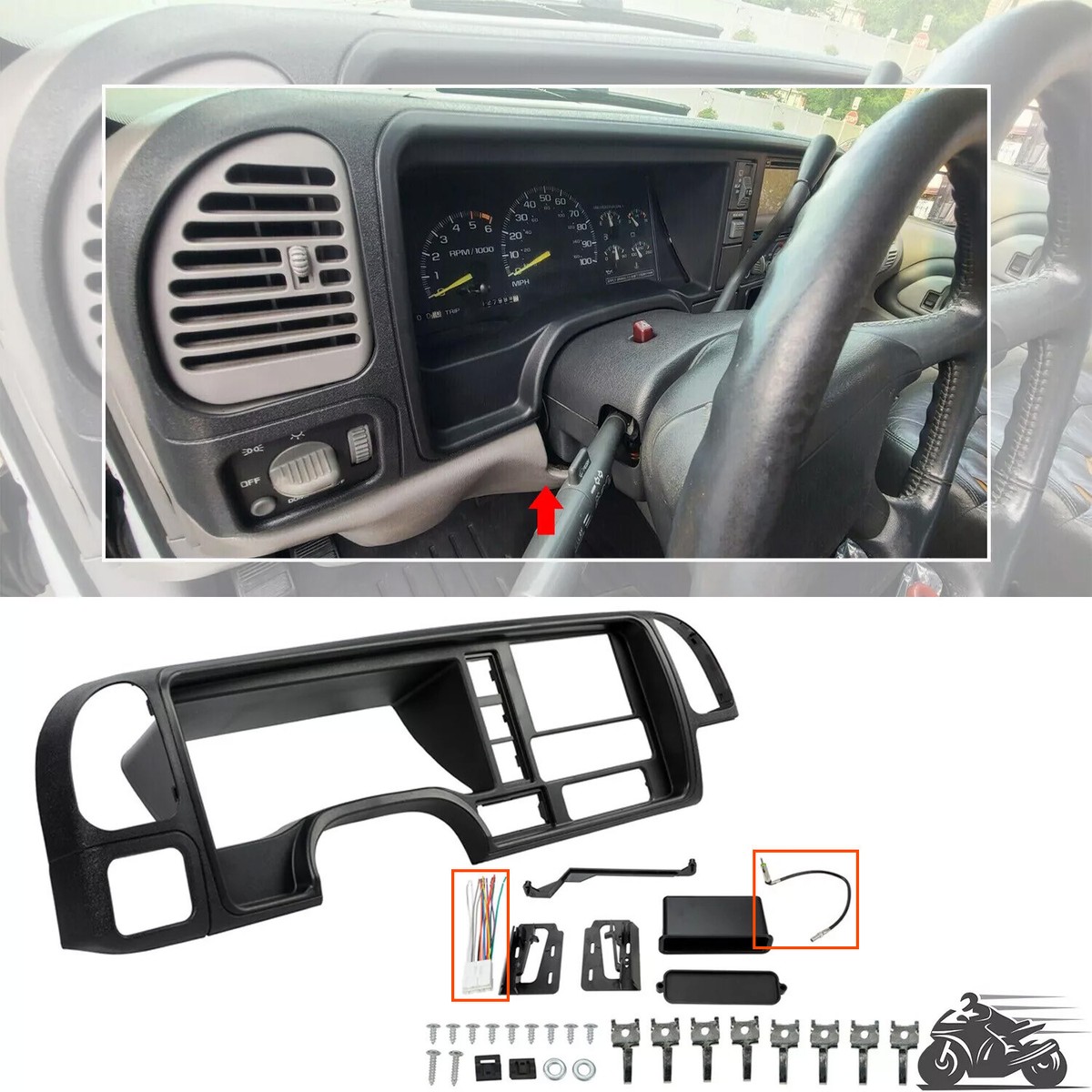 Metra DP-3002B Double-DIN dash kit for select 1999-2002 vehicl Metra DP-3002B Double-DIN dash kit for select 1999-2002 vehicl