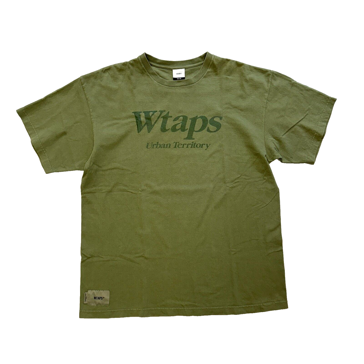 WTAPS Urban Territory T-Shirt Size 3 Olive Dark Green 22SS