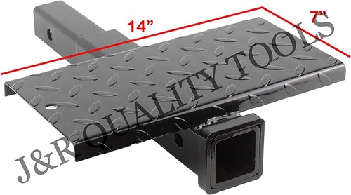 18" Hitch Extension 2" Receiver w/ Step Hitch Mount Extender for Truck Trailer - Picture 3 of 3