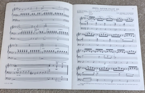 Van Denman Thompson's Hymn Meditations for Organ SHEET MUSIC SONGBOOK - Picture 5 of 6