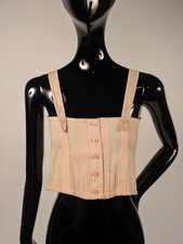 VICTORIAN TURN OF THE CENTURY CHILD  S CORSET W BUTTON FRONT  LACING REAR