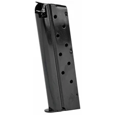 Mecgar, Pistol Magazine, 9MM, 9 Rounds, Fits 1911 Pistols, Steel, Blued Finish