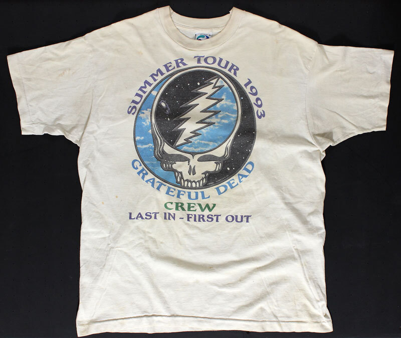 Vintage 1993 Grateful Dead Summer Tour Crew T-Shirt Steal Your