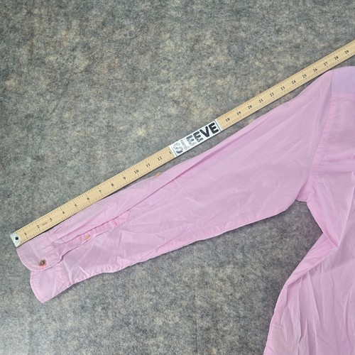 Scotch & Soda Shirt Mens XL Solid Pink Casual Slim Fit Lightweight Amsterdam NEW - Picture 17 of 18